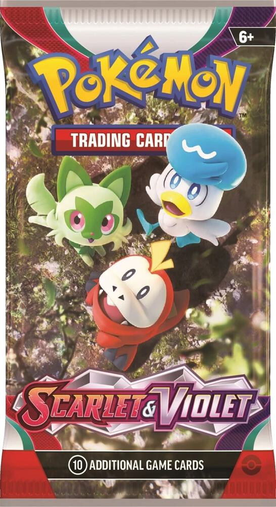 Pokémon Scarlet & Violet Single Pack Booster (Styles May Vary)