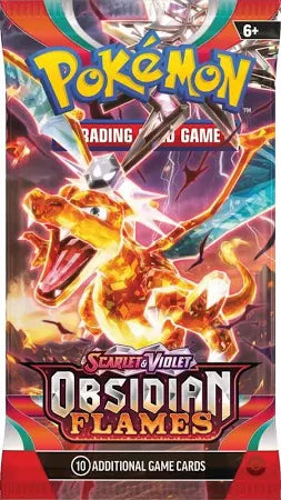 Pokémon Obsidian Flames Booster Pack (Styles May Vary)